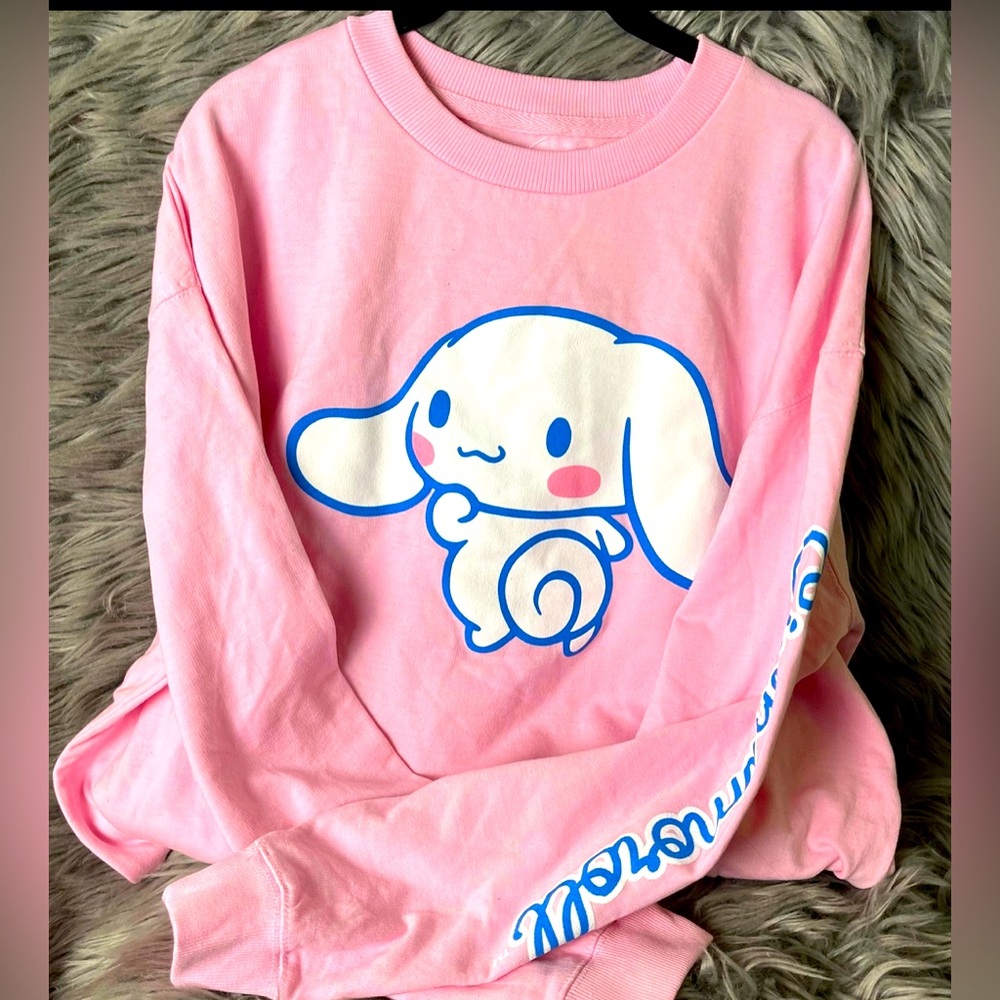 Cinnamoroll Pink Crewneck Sweatshirt